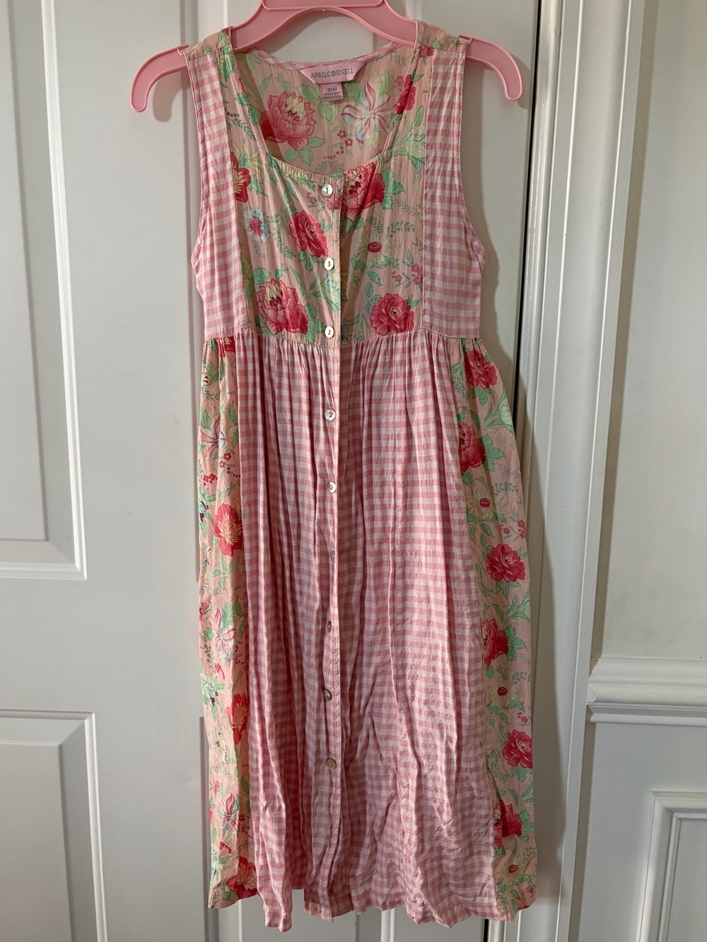 April Cornell Girls’ Patchwork Cottagecore Dress Size 9/10